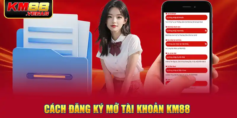 Cách đăng ký mở tài khoản KM88